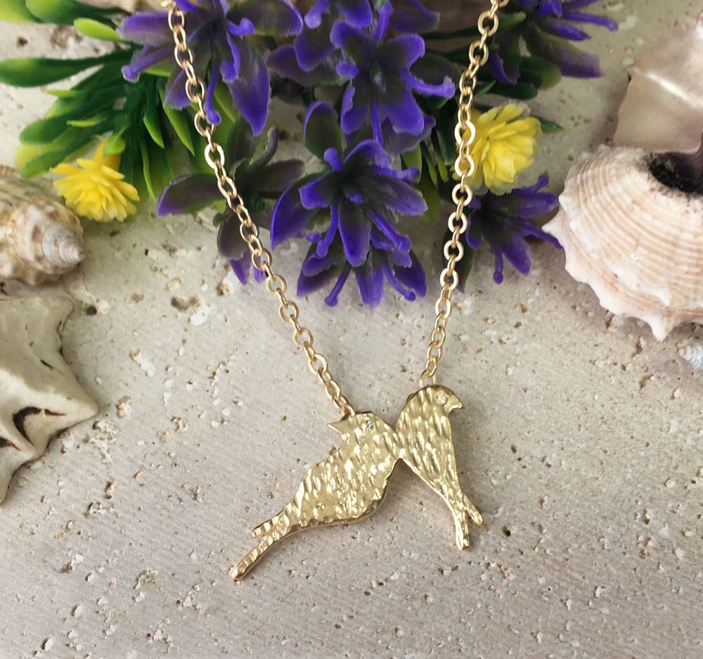 Bird Necklace - Simple Chain Bird Necklace for Effortless Elegance