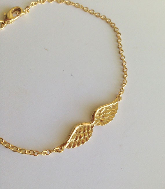 Angel Wings Bracelet - Simple Delicate Chain Angel Wings Bracelet