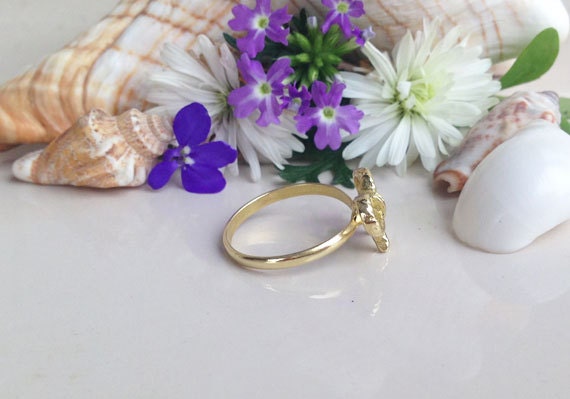 Bow Ring - Ribbon Ring - Bow Band - Simple Jewelry - Delicate Ring